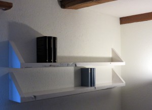 Bücherregal-Schlafzimmer 